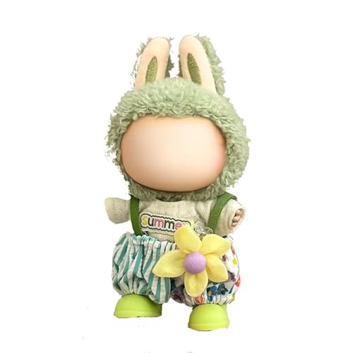 Lvguang 17cm La-bu Weihnachts Kleidung für Monster Puppen - Wechselbares Plüschtier Kostüm mit Hut, Perfekt 17cm Lvguang 17cm La-bu Weihnachts Kleidung für Monster Puppen - Wechselbares Plüschtier Kostüm mit Hut, Perfekt 17cm von Lvguang