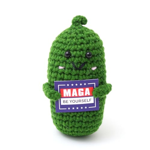 Lvguang Glückskartoffel Handgestrickte Puppe mit Kraftspendekarte - Perfektes Einschulungs- oder Genesungsgeschenk von Lvguang