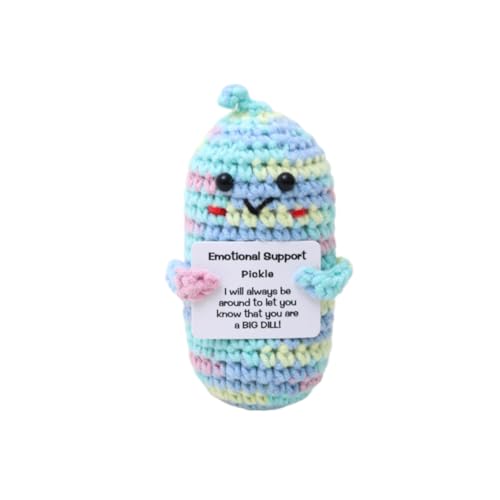 Lvguang Glückskartoffel Handgestrickte Puppe mit Kraftspendekarte - Perfektes Einschulungs- oder Genesungsgeschenk Lvguang Glückskartoffel Handgestrickte Puppe mit Kraftspendekarte - Perfektes Einschulungs- oder Genesungsgeschenk von Lvguang