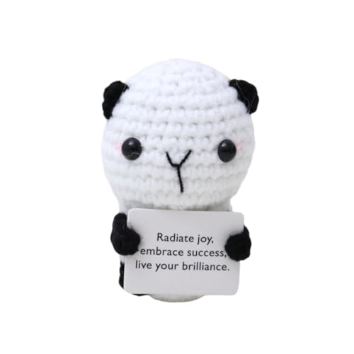 Lvguang Glückskartoffel Handgestrickte Puppe mit Kraftspendekarte - Perfektes Einschulungs- oder Genesungsgeschenk von Lvguang