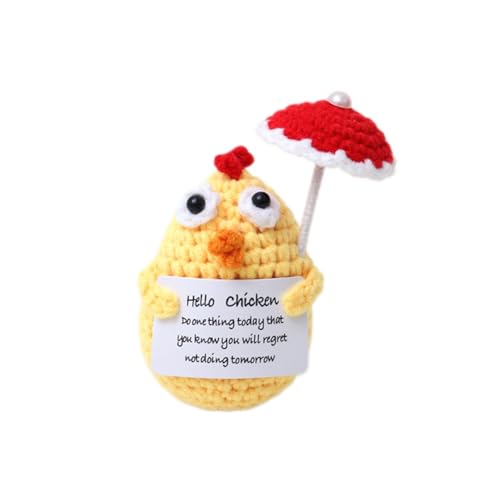 Lvguang Glückskartoffel Handgestrickte Puppe mit Kraftspendekarte - Perfektes Einschulungs- oder Genesungsgeschenk Lvguang Glückskartoffel Handgestrickte Puppe mit Kraftspendekarte - Perfektes Einschulungs- oder Genesungsgeschenk von Lvguang