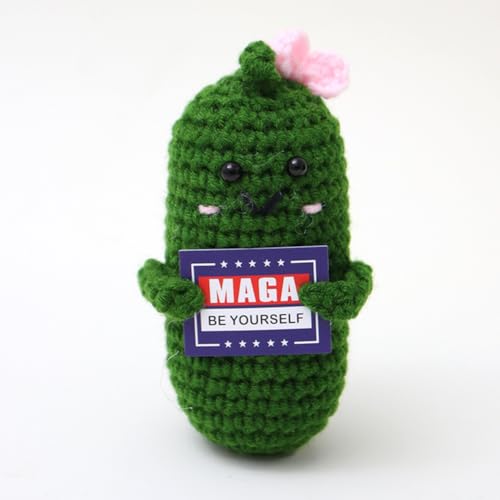 Lvguang Glückskartoffel Handgestrickte Puppe mit Kraftspendekarte - Perfektes Einschulungs- oder Genesungsgeschenk von Lvguang