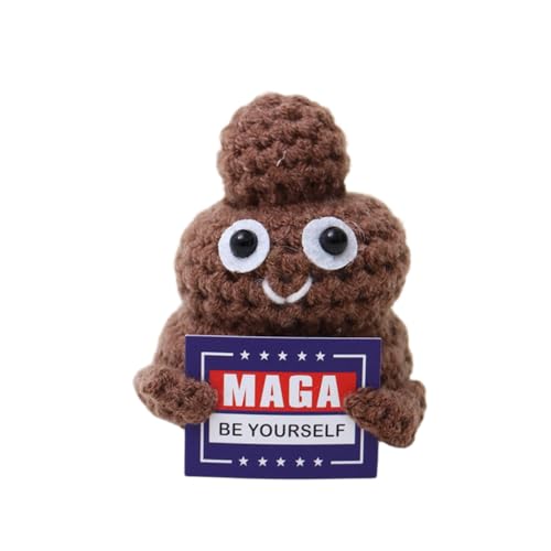 Lvguang Glückskartoffel Handgestrickte Puppe mit Kraftspendekarte - Perfektes Einschulungs- oder Genesungsgeschenk Lvguang Glückskartoffel Handgestrickte Puppe mit Kraftspendekarte - Perfektes Einschulungs- oder Genesungsgeschenk von Lvguang