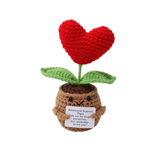 Lvguang Glückskartoffel Handgestrickte Puppe mit Kraftspendekarte - Perfektes Einschulungs- oder Genesungsgeschenk Lvguang Glückskartoffel Handgestrickte Puppe mit Kraftspendekarte - Perfektes Einschulungs- oder Genesungsgeschenk von Lvguang