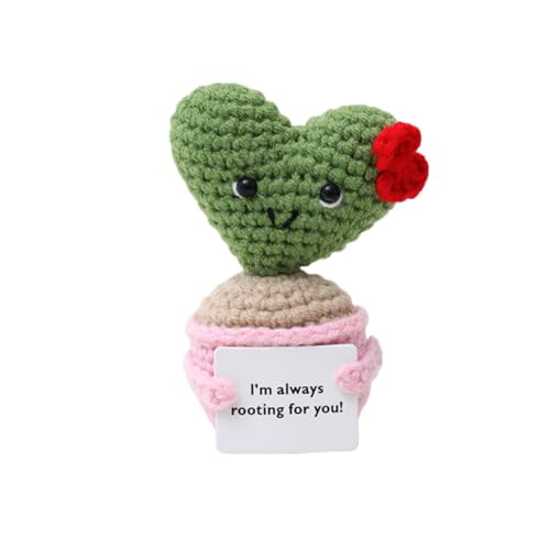 Lvguang Glückskartoffel Handgestrickte Puppe mit Kraftspendekarte - Perfektes Einschulungs- oder Genesungsgeschenk Lvguang Glückskartoffel Handgestrickte Puppe mit Kraftspendekarte - Perfektes Einschulungs- oder Genesungsgeschenk von Lvguang