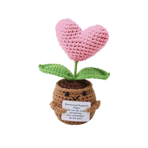 Lvguang Glückskartoffel Handgestrickte Puppe mit Kraftspendekarte - Perfektes Einschulungs- oder Genesungsgeschenk Lvguang Glückskartoffel Handgestrickte Puppe mit Kraftspendekarte - Perfektes Einschulungs- oder Genesungsgeschenk von Lvguang