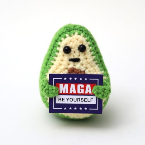 Lvguang Glückskartoffel Handgestrickte Puppe mit Kraftspendekarte - Perfektes Einschulungs- oder Genesungsgeschenk von Lvguang