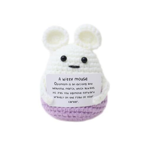 Lvguang Glückskartoffel Handgestrickte Puppe mit Kraftspendekarte - Perfektes Einschulungs- oder Genesungsgeschenk Lvguang Glückskartoffel Handgestrickte Puppe mit Kraftspendekarte - Perfektes Einschulungs- oder Genesungsgeschenk von Lvguang