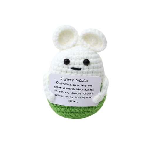 Lvguang Glückskartoffel Handgestrickte Puppe mit Kraftspendekarte - Perfektes Einschulungs- oder Genesungsgeschenk Lvguang Glückskartoffel Handgestrickte Puppe mit Kraftspendekarte - Perfektes Einschulungs- oder Genesungsgeschenk von Lvguang
