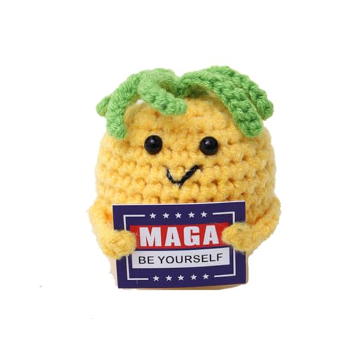 Lvguang Glückskartoffel Handgestrickte Puppe mit Kraftspendekarte - Perfektes Einschulungs- oder Genesungsgeschenk Lvguang Glückskartoffel Handgestrickte Puppe mit Kraftspendekarte - Perfektes Einschulungs- oder Genesungsgeschenk von Lvguang