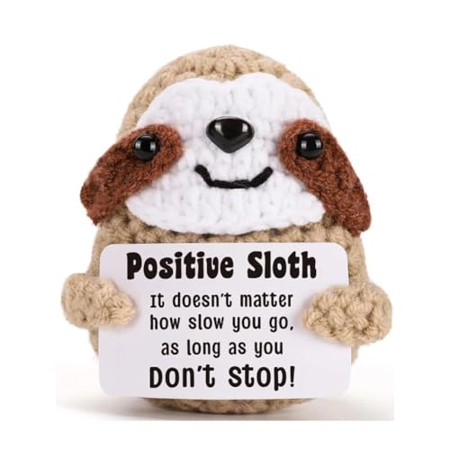 Lvguang Mutmach-Knolle Stoffpuppe mit Textbotschaft - Kreatives Trostgeschenk bei Prüfungsstress oder Abschied Lvguang Mutmach-Knolle Stoffpuppe mit Textbotschaft - Kreatives Trostgeschenk bei Prüfungsstress oder Abschied von Lvguang