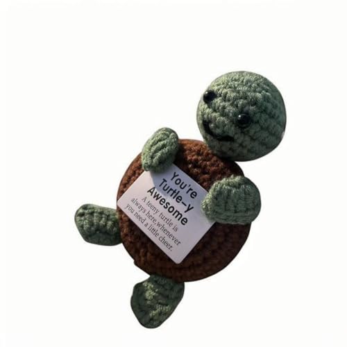 Lvguang Mutmach-Knolle Stoffpuppe mit Textbotschaft - Kreatives Trostgeschenk bei Prüfungsstress oder Abschied von Lvguang