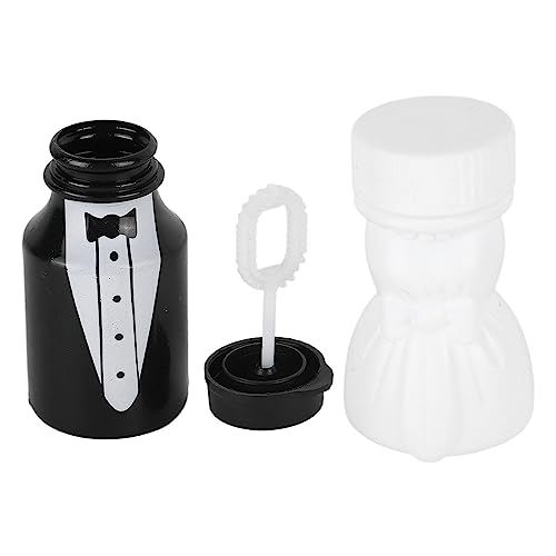 Hochzeitsblasenflaschen, Braut und Bräutigam -Formparty -Gefälligkeiten, Keine Leckage Kleine Blasenhersteller Party Gefälligkeiten für Hochzeits Engagement Jubiläum Schwarz Hochzeitsblasenflaschen, Braut und Bräutigam -Formparty -Gefälligkeiten, Keine Leckage Kleine Blasenhersteller Party Gefälligkeiten für Hochzeits Engagement Jubiläum Schwarz von Lwuey