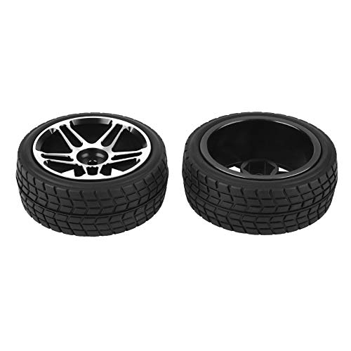 Lybunair 2 Stück RC Autoreifen Radreifen Set, Gummireifen und Kunststoffbeschichtungs Felge, Harte Reifen Kunststoff Felgen für 1/10 RC On-Road Racing Driften, Autoreifen Ersatzteile Lybunair 2 Stück RC Autoreifen Radreifen Set, Gummireifen und Kunststoffbeschichtungs Felge, Harte Reifen Kunststoff Felgen für 1/10 RC On-Road Racing Driften, Autoreifen Ersatzteile von Lybunair