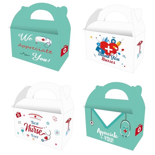 Lyosehy Geschenkboxen für Krankenschwesterpartys, Dankeschön, Krankenschwestern, Leckerei-Boxen, Schätzungswoche, Geschenktüten für Krankenpflege, Schule, Abschlussfeier, Party, Süßigkeiten, Kekse Lyosehy Geschenkboxen für Krankenschwesterpartys, Dankeschön, Krankenschwestern, Leckerei-Boxen, Schätzungswoche, Geschenktüten für Krankenpflege, Schule, Abschlussfeier, Party, Süßigkeiten, Kekse von Lyosehy
