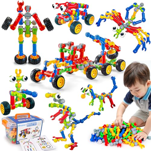 Lypsochaat Konstruktionsspielzeug ab 3 4 5 6 Jahre Jungen Mädchen, Kinder Spielzeug ab 3 4 5 6 Jahre Junge Mädchen, STEM Bauspielzeug Baukasten Kinder, Geburtstagsgeschenk 3-6 Jahre Lypsochaat Konstruktionsspielzeug ab 3 4 5 6 Jahre Jungen Mädchen, Kinder Spielzeug ab 3 4 5 6 Jahre Junge Mädchen, STEM Bauspielzeug Baukasten Kinder, Geburtstagsgeschenk 3-6 Jahre von Lypsochaat