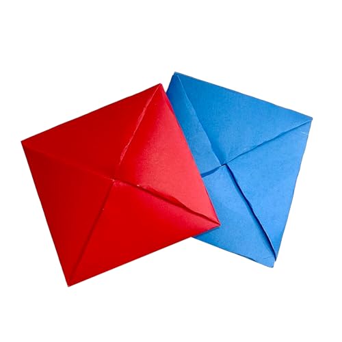 Lyqaq Ddakji Game Set von Squid Game – Premium-Doppelkarten-Version (Blau & Rot) – Traditionelles koreanisches Falt-Ttakji-Spiel – Verbessertes langlebiges Design – Offizieller Stil Lyqaq Ddakji Game Set von Squid Game – Premium-Doppelkarten-Version (Blau & Rot) – Traditionelles koreanisches Falt-Ttakji-Spiel – Verbessertes langlebiges Design – Offizieller Stil von Lyqaq