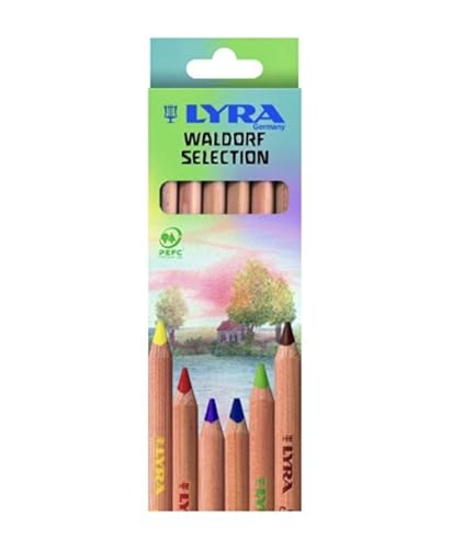 LYRA 3711061 Super Ferby Waldorf Selection Kartonetui mit 6 Farbstiften, Sortiert LYRA 3711061 Super Ferby Waldorf Selection Kartonetui mit 6 Farbstiften, Sortiert von LYRA