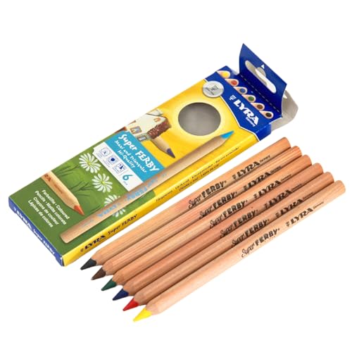 LYRA Super Ferby natur Kartonetui mit 6 Farbstiften, Sortiert LYRA Super Ferby natur Kartonetui mit 6 Farbstiften, Sortiert von Lyra