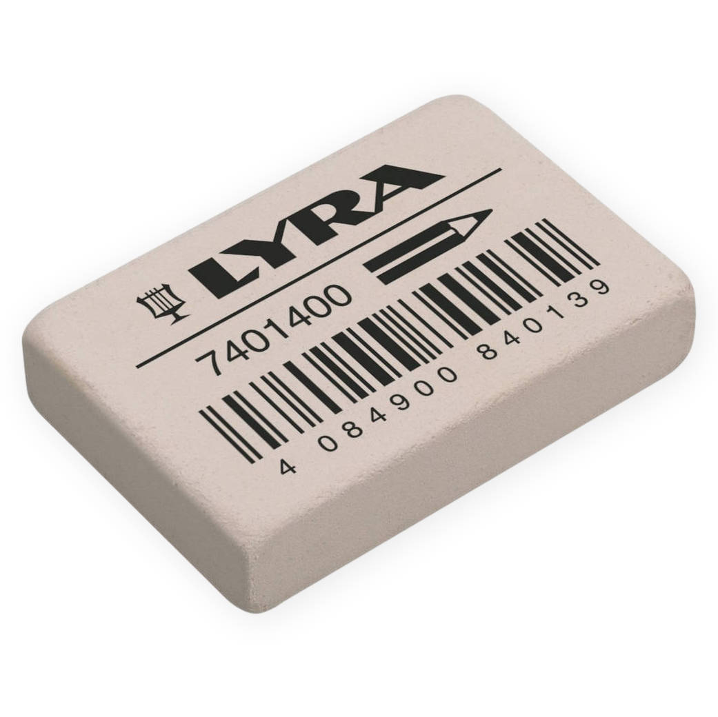 Lyra - Radiergummi Naturkautschuk, weiß Lyra - Radiergummi Naturkautschuk, weiß von Lyra