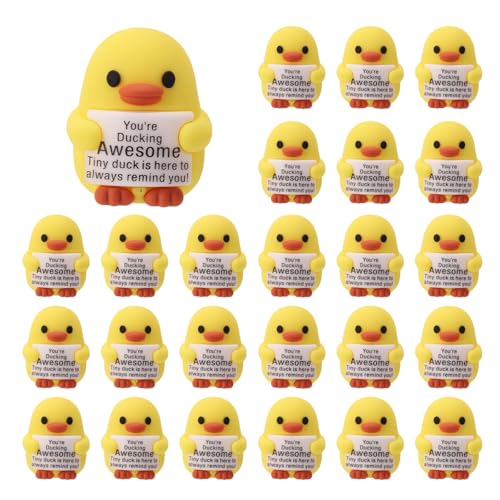 25 STK. Mini Positive Quietscheenten, Inspirierende Dankesgeschenke Motivation Ermutigung Präsente für Kollegen Lehrer Mitarbeiter Geburtstag Weihnachten Ostern 25 STK. Mini Positive Quietscheenten, Inspirierende Dankesgeschenke Motivation Ermutigung Präsente für Kollegen Lehrer Mitarbeiter Geburtstag Weihnachten Ostern von Lyreh