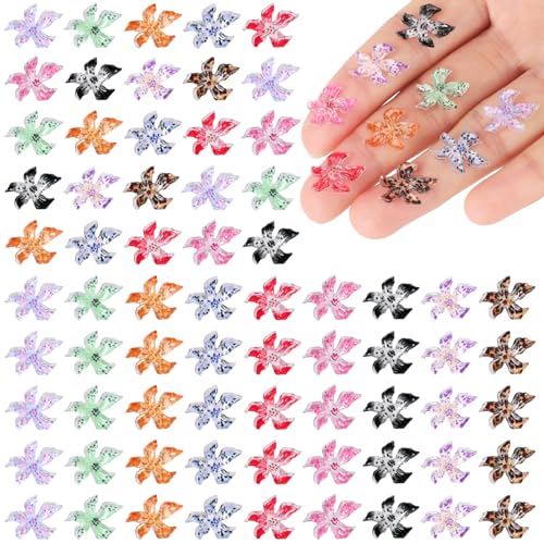 Lyreh 120St Mini Harz Blumen, 9 Farben 3D Nagel Blumen Anhänger Zubehör für Nageldesign DIY Basteln Schmuckherstellung Puppenhaus Scrapbooking Handyhülle Dekorationen Lyreh 120St Mini Harz Blumen, 9 Farben 3D Nagel Blumen Anhänger Zubehör für Nageldesign DIY Basteln Schmuckherstellung Puppenhaus Scrapbooking Handyhülle Dekorationen von Lyreh