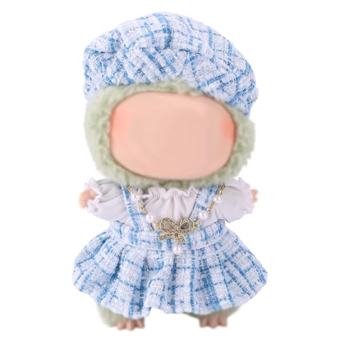 Lyreh 17cm Puppenkleidung Satz, Elegante Puppenkleider Einschließlich Hemd Kleid Hut und Halskette für 17cm Puppen Dekoration oder Präsentation Lyreh 17cm Puppenkleidung Satz, Elegante Puppenkleider Einschließlich Hemd Kleid Hut und Halskette für 17cm Puppen Dekoration oder Präsentation von Lyreh