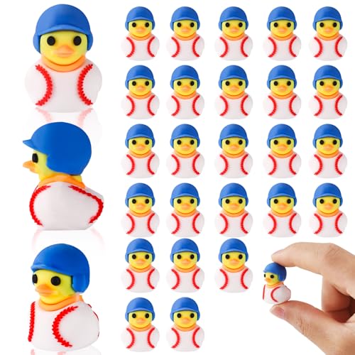 Lyreh 25stk Baseball Ente, Mini Baseball Spieler Gummi Ente für Geburtstagsgeschenke Party-Geschenke Urlaubsdekoration Jagd Lyreh 25stk Baseball Ente, Mini Baseball Spieler Gummi Ente für Geburtstagsgeschenke Party-Geschenke Urlaubsdekoration Jagd von Lyreh