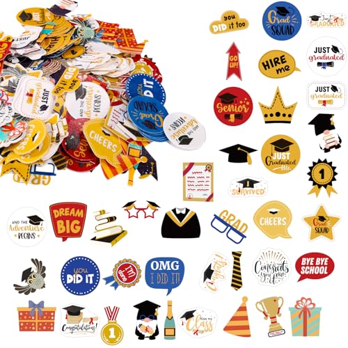 Lyreh 280 Stück Essbare Cupcake-Topper zum Abschluss, Abschlusskappe Diplom Kuchenaufsatz-Dekoration Dessert Vorspeisen-Picks für Kuchen und Cupcakes Abschluss 2025 Themenparty Zubehör Lyreh 280 Stück Essbare Cupcake-Topper zum Abschluss, Abschlusskappe Diplom Kuchenaufsatz-Dekoration Dessert Vorspeisen-Picks für Kuchen und Cupcakes Abschluss 2025 Themenparty Zubehör von Lyreh