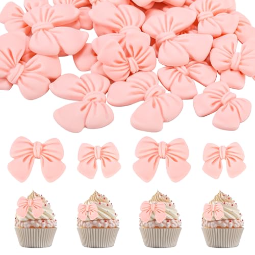Lyreh 30 Stückcupcake Deko Schleife Rosa, Groß und Klein Harz Kuchen Topper Schleife für Hochzeit Geburtstag Babyparty Brautverlobung Junggesellinnenabschied Dessert Dekor Lyreh 30 Stückcupcake Deko Schleife Rosa, Groß und Klein Harz Kuchen Topper Schleife für Hochzeit Geburtstag Babyparty Brautverlobung Junggesellinnenabschied Dessert Dekor von Lyreh