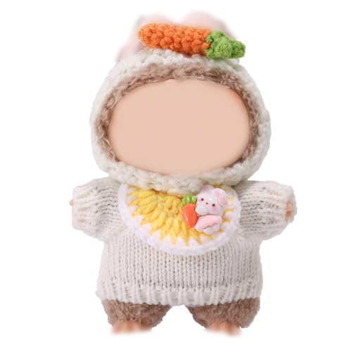 Lyreh 3st Kleidung für Puppen, Kawaii Puppenkleidung Set Stylische Outfits Süßes Stirnband Pullover und Lätzchen für 15cm & 17cm Große Puppen Zubehör Ersatz Lyreh 3st Kleidung für Puppen, Kawaii Puppenkleidung Set Stylische Outfits Süßes Stirnband Pullover und Lätzchen für 15cm & 17cm Große Puppen Zubehör Ersatz von Lyreh
