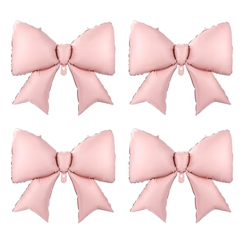 Lyreh 4stk Rosa Schleifen Ballon, 98x75cm Riesiger Luftballons Rosa Schleifen aus Aluminiumfolie Themen Geburtstags Dekoration für Brautparty Babyparty Verlobung Junggesellinnenabschied Partyzubehör Lyreh 4stk Rosa Schleifen Ballon, 98x75cm Riesiger Luftballons Rosa Schleifen aus Aluminiumfolie Themen Geburtstags Dekoration für Brautparty Babyparty Verlobung Junggesellinnenabschied Partyzubehör von Lyreh