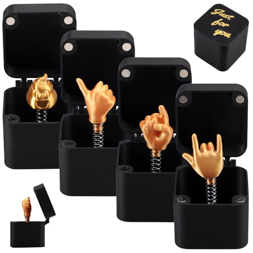4stk Scherzgeschenkbox Finger, Just for You-Finger in Einer Box Pop-up-Fingerbox 4 Stile Finger Abklappen in Einer Box Lustige Scherzbox Scherzgeschenke für Erwachsene Geburtstage Dekoration 4stk Scherzgeschenkbox Finger, Just for You-Finger in Einer Box Pop-up-Fingerbox 4 Stile Finger Abklappen in Einer Box Lustige Scherzbox Scherzgeschenke für Erwachsene Geburtstage Dekoration von Lyreh