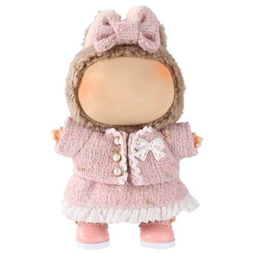 Lyreh Puppenkleidung Set, Stylisches Kawaii Outfit Satz Luxuriöser Moderock mit Accessoires Geeignet zum Anziehen Puppen von Lyreh