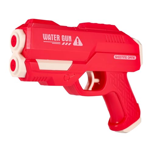 Lyreh Wasserpistole, ABS-Doppeldüsen-Wasserpistole für Kinder Schnellfüll-Wasserblaster Praktisches Spielzeugzubehör für Schwimmbad Strand Sommer-Mottopartys Outdoor-Aktivitäten (Rosa) von Lyreh