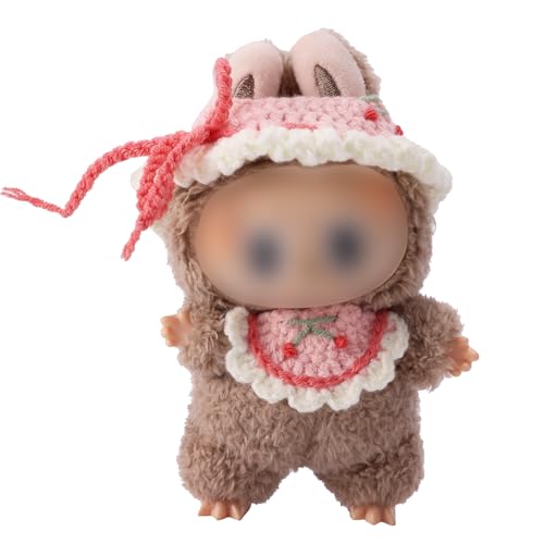 Puppenzubehör-Set, Stilvolle Handgefertigte Gehäkelte Kirschmütze und Entzückendes Lätzchen Praktisches Zubehör-Set Geeignet zum Anziehen und Präsentieren Puppen Puppenzubehör-Set, Stilvolle Handgefertigte Gehäkelte Kirschmütze und Entzückendes Lätzchen Praktisches Zubehör-Set Geeignet zum Anziehen und Präsentieren Puppen von Lyreh