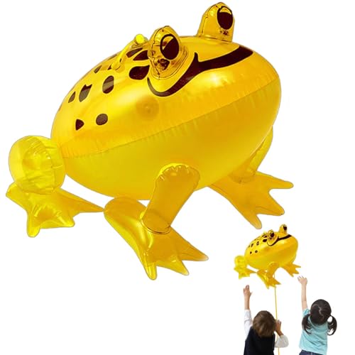 Aufblasbares Schildkrötenspielzeug, Frosch, großer leuchtender Frosch, Spielzeug im Dschungeltier-Design, lustige Partygeschenke für Partydekorationen in Froschform Aufblasbares Schildkrötenspielzeug, Frosch, großer leuchtender Frosch, Spielzeug im Dschungeltier-Design, lustige Partygeschenke für Partydekorationen in Froschform von Lyricalist