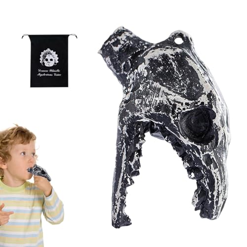 Azteken-Todespfeife – kleine Heulende Pfeife, heilige Aztekenpfeife | seltsame Pfeife, Halloween-Zubehör, Pfeife, für Halloween und mystische Dekorationen Azteken-Todespfeife – kleine Heulende Pfeife, heilige Aztekenpfeife | seltsame Pfeife, Halloween-Zubehör, Pfeife, für Halloween und mystische Dekorationen von Lyricalist