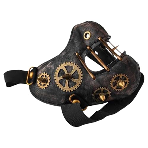 Cosplay-Gesichtsbedeckung für Männer, Halloween-Gesichtsbedeckung für Erwachsene, atmungsaktive Steampunk-Gesichtsabdeckung, Horror-Halloween-Gesichtsbedeckung, einzigartige Cosplay-Gesichtsbedeckung für Männer, Halloween-Gesichtsbedeckung für Erwachsene, atmungsaktive Steampunk-Gesichtsabdeckung, Horror-Halloween-Gesichtsbedeckung, einzigartige von Lyricalist