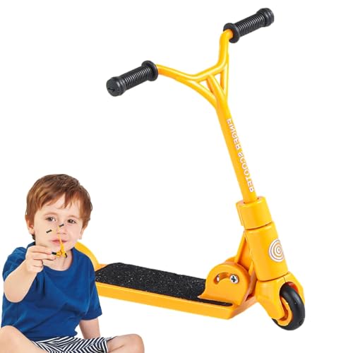 Finger-Scooter – Zweirädriger Roller mit rutschfesten Reifen, interaktives Fingerspielzeug, Fotografie-Requisiten, Mini-Spielzeug für Kinder, Finger-Skateboard, Finger-Scooter, Fahrrad, Partygeschenke von Lyricalist