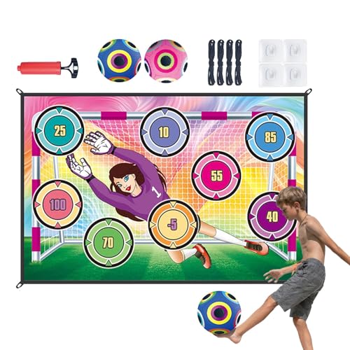 Fußball Spielmatte Set Fussball Spielmatte Fussballspiel Zielfußball Wurfspiel Fußballspiele Indoor Outdoor für 3-8 Jahre Fußballspielausrüstung Fußball Spielmatte Set Fussball Spielmatte Fussballspiel Zielfußball Wurfspiel Fußballspiele Indoor Outdoor für 3-8 Jahre Fußballspielausrüstung von Lyricalist