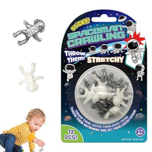 Kletterspinnenspielzeug, gruselige Streichspielzeuge | Streichspielzeug Wandkletterstrumpfhose | Lustiges Halloween Spielzeug, 12 Stück, weiche Streiche für Partygeschenke, Entspannung, Spiel von Lyricalist