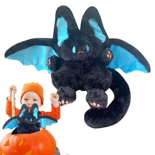 Lyricalist Plüschtier Fledermaus Gothic, gruselig, weiches Plüschtier zum Kuscheln | Fledermauspielzeug für Halloween, bequemes und flauschiges Kissen, für und Liebhaber Lyricalist Plüschtier Fledermaus Gothic, gruselig, weiches Plüschtier zum Kuscheln | Fledermauspielzeug für Halloween, bequemes und flauschiges Kissen, für und Liebhaber von Lyricalist