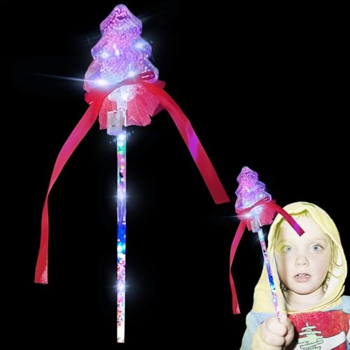 Magische LED-Beleuchtung für | tragbarer Feenstab mit LED-Licht, ideal für Kostüm, Cosplay, Rollenspiel und Geburtstagsgeschenk für Kinder, Mädchen oder Jungen von Lyricalist