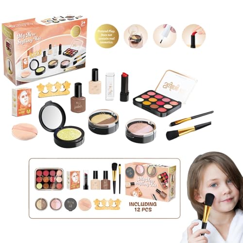 Make-up-Set für kleine Mädchen – Make-up-Set, fantasievolles Rollenspiel | Kreatives Make-up-Set für Kinder, lustiges und sicheres Make-up-Spielzeug, perfekt für 3 bis 5 Jahre, inkl Make-up-Set für kleine Mädchen – Make-up-Set, fantasievolles Rollenspiel | Kreatives Make-up-Set für Kinder, lustiges und sicheres Make-up-Spielzeug, perfekt für 3 bis 5 Jahre, inkl von Lyricalist