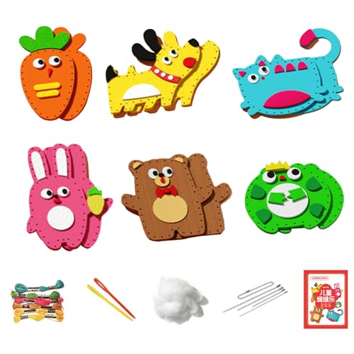 Nähsets für Kinder – Nähaktivität für Kinder, Tierhandwerks-Set | DIY-Ornamente, Nähset, Basteln und Nähen von Ornamenten aus Nähsets für Kinder – Nähaktivität für Kinder, Tierhandwerks-Set | DIY-Ornamente, Nähset, Basteln und Nähen von Ornamenten aus von Lyricalist