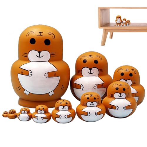 Satzpuppen für Spielzeug - Russische Puppen aus Holz - kreative Dekoration, pädagogisches Lernspielzeug für Raumdekoration, Geburtstag, Halloween-Geschenke Satzpuppen für Spielzeug - Russische Puppen aus Holz - kreative Dekoration, pädagogisches Lernspielzeug für Raumdekoration, Geburtstag, Halloween-Geschenke von Lyricalist