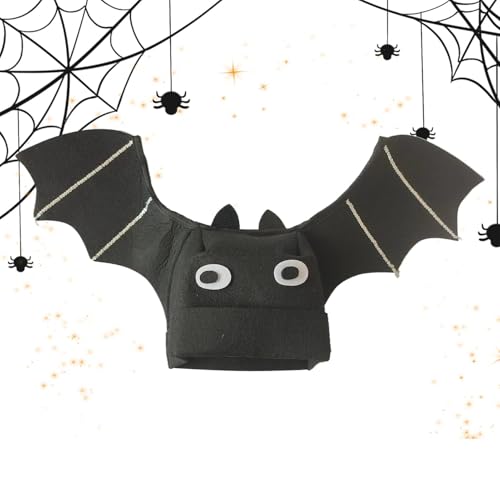 Schwarzer Fledermaushut – Halloween-Kostüm, einzigartiges Accessoire | Filzhut mit Fledermausflügeln, Fantasie für Cosplay, perfekt für Themenpartys und effr Feiern Schwarzer Fledermaushut – Halloween-Kostüm, einzigartiges Accessoire | Filzhut mit Fledermausflügeln, Fantasie für Cosplay, perfekt für Themenpartys und effr Feiern von Lyricalist