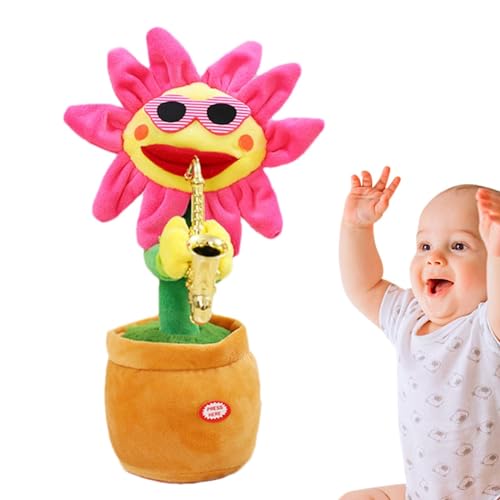 Singing Sunflower - Glowing Talking Repeating Recording Saxophone Soft Toy, Dancing Sunflower Toy, Favors Throw Pillow, 200 Songs Musical Funny for Kids 18 Months+ Singing Sunflower - Glowing Talking Repeating Recording Saxophone Soft Toy, Dancing Sunflower Toy, Favors Throw Pillow, 200 Songs Musical Funny for Kids 18 Months+ von Lyricalist