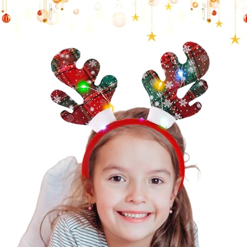 Weihnachts-Stirnbänder, leuchtende Weihnachts-Kopfbedeckungen – Fantasie-Kopfbedeckungen für Fotografie, Cartoon, Haarreif mit süßem Weihnachtsfoto, leuchtende Haarbänder für den Urlaub für Geburtstag Weihnachts-Stirnbänder, leuchtende Weihnachts-Kopfbedeckungen – Fantasie-Kopfbedeckungen für Fotografie, Cartoon, Haarreif mit süßem Weihnachtsfoto, leuchtende Haarbänder für den Urlaub für Geburtstag von Lyricalist